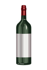 wine green bottle
