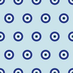 Hand drawn eye doodles seamless pattern. Vector illustration. Perfect for wallpapers, web page backgrounds, surface textures, textile.