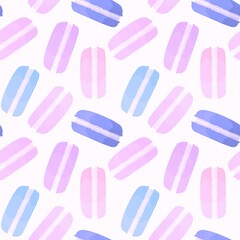 Macaroons cartoon seamless candy cake pattern for wrapping and kids clothes print and fabrics and kitchen textiles