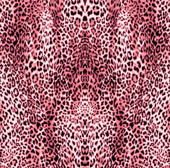 Seamless leopard pattern, animal print.