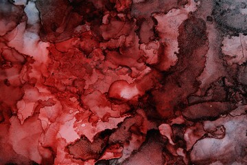 Abstract liquid ink art painting as background, top view