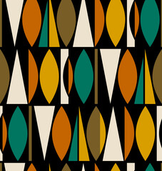 Seamless geometric pattern, endless modern print. 