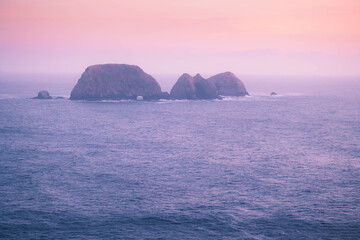 sunset over the ocean