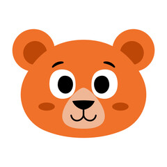 Isolated bear happy Avatar cartoon Vector