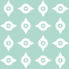 Pastel green mint seamless pattern for textile design, vector illustration for design eps