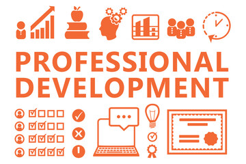 Business and Professional Job Development Icons