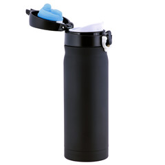 thermo mug, thermos for drinks isolated on white background