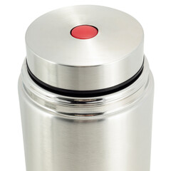 thermos for food, lunch box isolated on white background