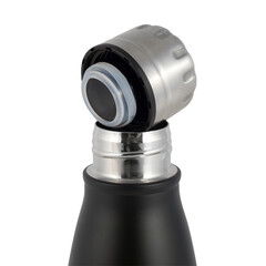 thermo mug, thermos for drinks isolated on white background