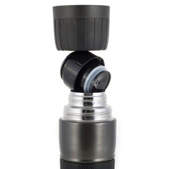 metal thermos, thermo mug for drinks