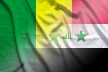 Mali and Iraq state flag transborder negotiation IRQ MLI