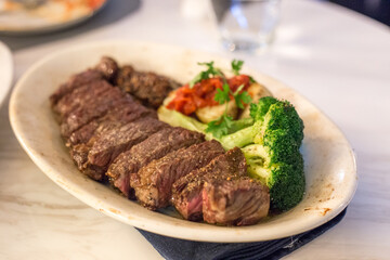 Delicious beef steak