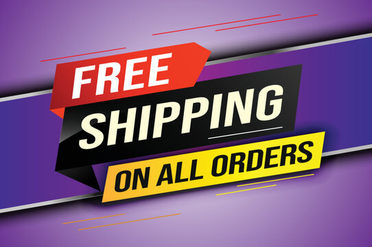	
Free shipping all orders tag. Banner design template for marketing. Special offer promotion or retail. background banner modern graphic design for store shop, online store, website, landing page	
