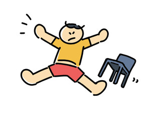 じっとしていられない子ども