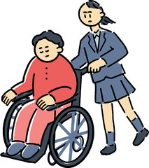 家族の介護をするヤングケアラー