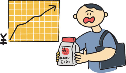 物価上昇に困っている人