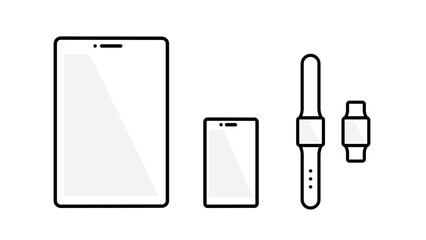Tablet, mobile phone and smartwatches