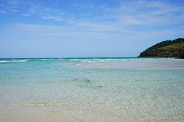 Obraz premium fascinating seascape with clear water