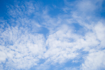 blue sky with clouds