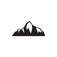 Mountain icon design template vector illustration