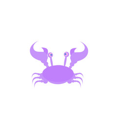 blue crab isolated on white