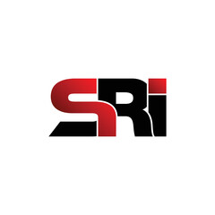 SRI letter monogram logo design vector