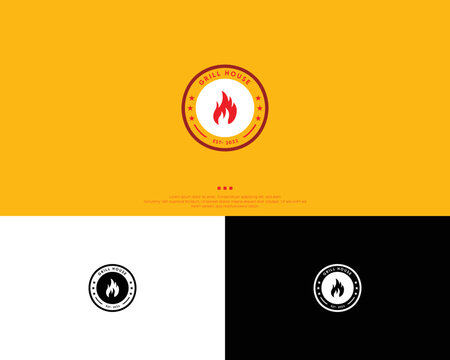 Restaurant logo design template
