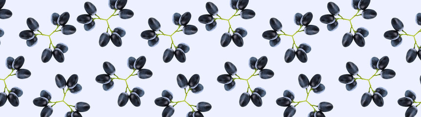 Many ripe grapes on light background. Pattern for design