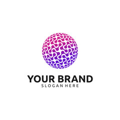GRADIENTS GLOBAL TECHNOLOGY LOGO DESIGN