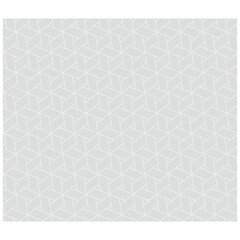 和柄のシンプルなシームレスパターン　網代麻の葉　灰色