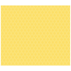 和柄のシンプルなシームレスパターン　籠目　網目　金色