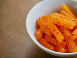 아시아 음식 단무지, 반찬