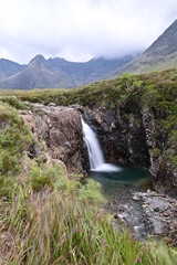 Fototapeta na wymiar Fairy Pools Wasserfälle auf der Insel Skye in Schottland
