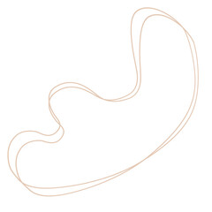 Blob abstract line art and doodle.
