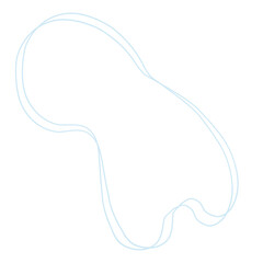 Blob abstract line art and doodle.