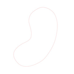Blob abstract line art and doodle.