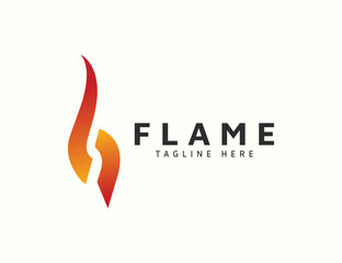 Flame logo design