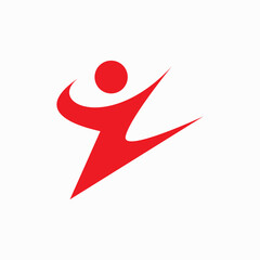 Z People letter logo vector image