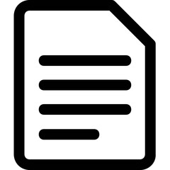 Document Vector Icon