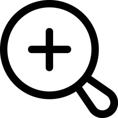 Zoom in Vector Icon