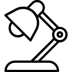 Desk Lamp Vector Icon