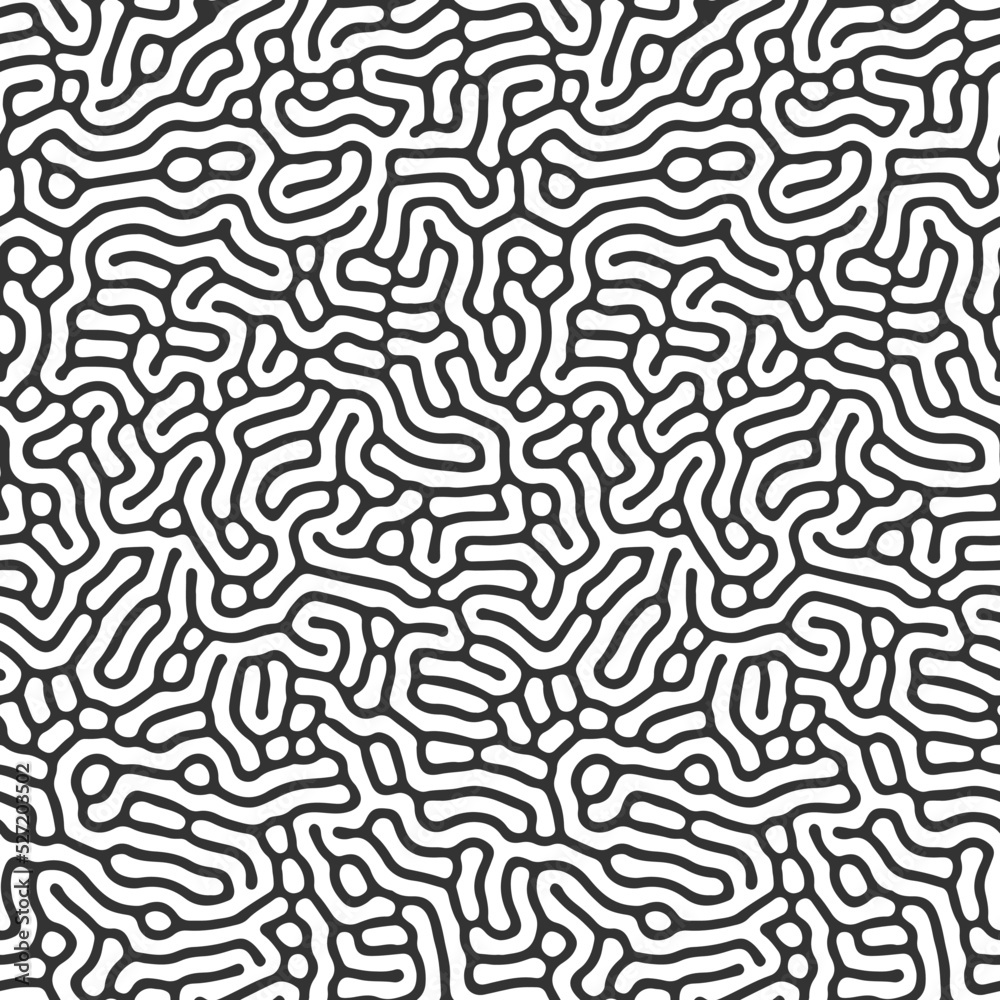 Poster abstract seamless pattern. organic curves. organic seamless pattern.