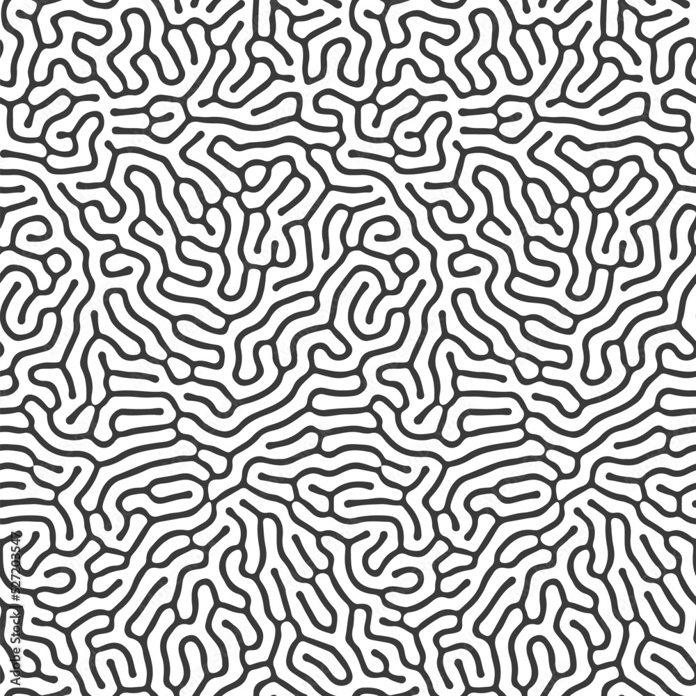 Poster abstract seamless pattern. organic curves. organic seamless pattern.