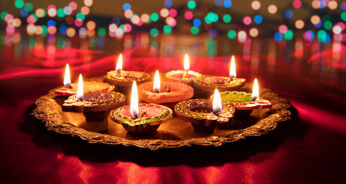 Urli Bowl for Home Decor Diwali Decoration Item Gifts - Tea Light Peacock  Flower Shape Decorative Urli (KDB-2385908) - KDB Deals