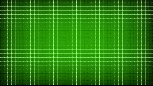 Abstract green grid background animation seamless looping
