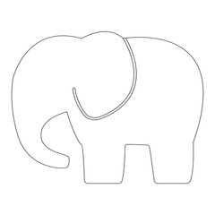 elephant icon ilustration vector