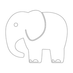 elephant icon ilustration vector