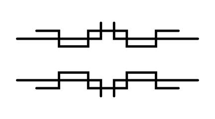 modern monogram frame
