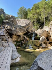 river in the mountains