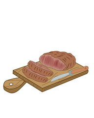 delicious grilled meat